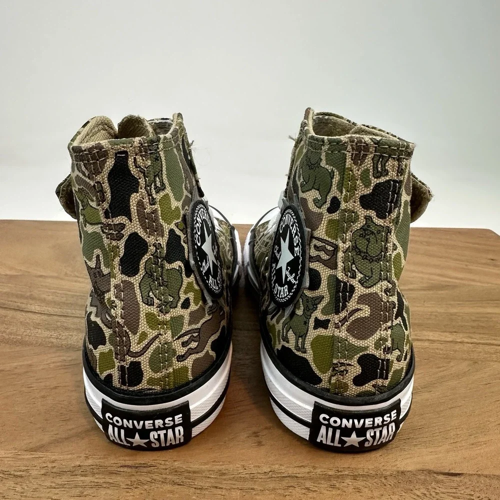 New Kids Converse Chuck Taylor All Star‎ Dog Print Nomad High Top Sneaker Sz 12